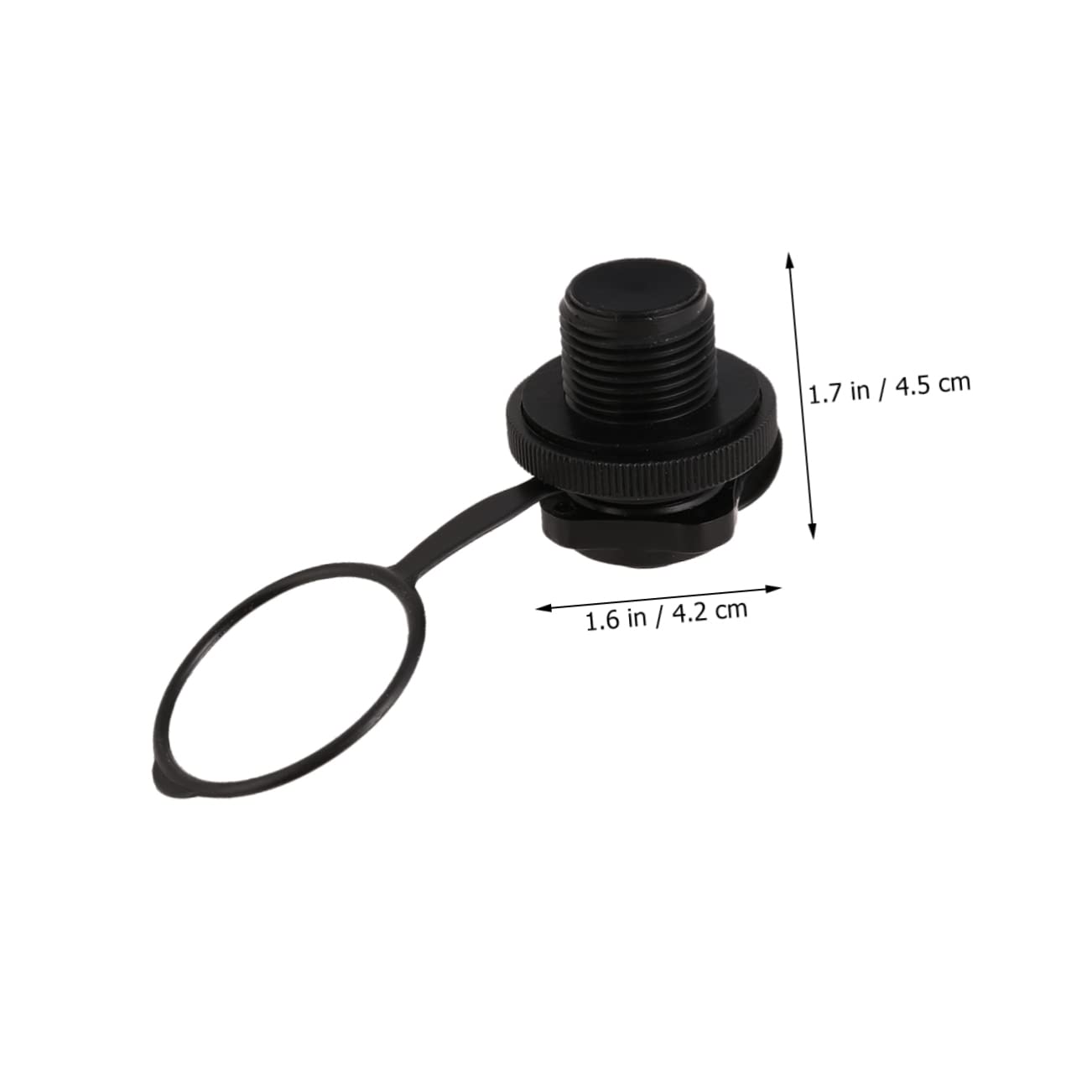 BESPORTBLE 16 STK Austausch des Aufblasbaren Luftventils Schraubventil Für Boote Boston-ventile Luftventil Floß Stecker Kajakfloß Ersetzen Aufblasbares Fischerboot Schrauben Matratze Spiral-