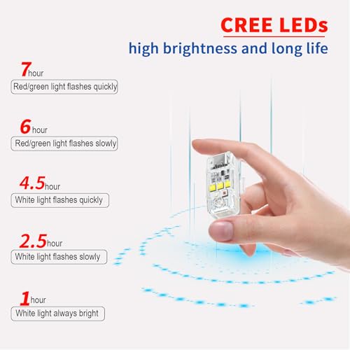 led drohne licht beleuchtung for DJI Flip,Neo,Mini 4K/2/3/4 Pro/SE,Air 3S/3/2/2S,Mavic 3/2,Spark,FPV,Avata,EVO,Drone Strobe Light,Night Flying Anti Collision Flash blinklicht Accessories(1 Stück)