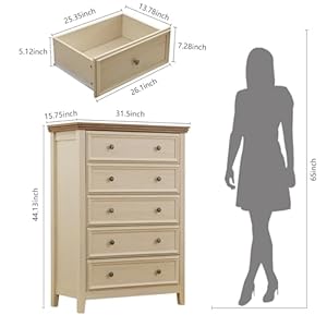 Blankspace5drawerdressermoderndresserforbedroomwooddrawerorganizerwithmetalknobslargecapacitywoodcabinetforbedroomclosetshallway Urban Country Home Decor Blankspace 5 drawer dresser modern dresser for bedroom wood drawer organizer with metal knobs large capacity wood cabinet for bedroom closets hallway urban country home decor