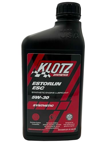 Klotz Estorlin ESC Synthetic Engine Oil Lubricant 5W-30 for High-Performance Vehicles | Wear Protection & Antioxidant - Emission System Compliant KE-435, 1 Quart