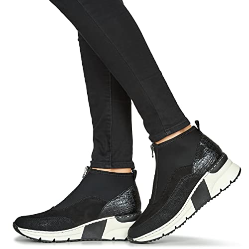 Rieker Damen N6532 Chelsea-Stiefel, schwarz, 38