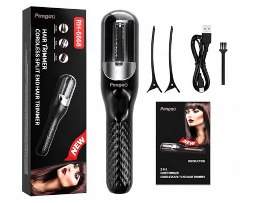 Image of 2026 Automatic Hair Split End Remover Machine Rechargeable 2-in-1 Splitend Pro Hair Cutter for FrizzyDry, Damaged,Broken,Curly Types,Ideal For Women Seeking Healthyhair Women Beauty Styling Tool New. (ST-2)