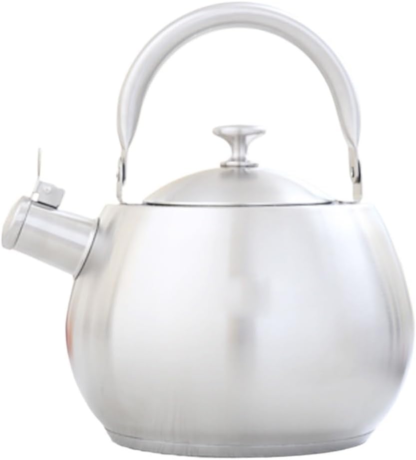 Thickened stainless steel large kettle old-fashioned gas kettle induction whistle tea stove teapot boiling water