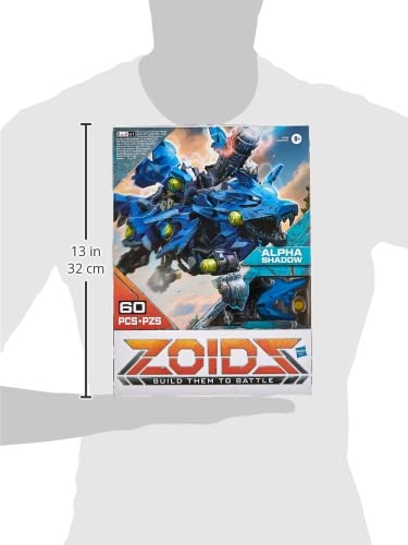 Zoids Hasbro Giga Battlers Alpha Shadow - Wolf-Type Buildable Beast Figure With Motorized Motion - Toys For Kids Ages 8 And Up, 60 Pieces (E5546) #TOP3