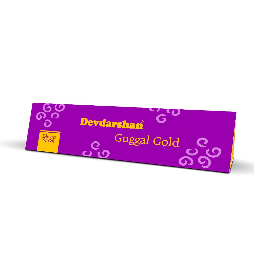 Devdarshan Guggal Gold Wet Dhoop | Natural Ingredients & Non-Toxic Dhoop for Puja, Meditation, Havan, Festivals & Aromatherapy | Long-Lasting Pleasing Fragrance | | 150g (3 Packs of 50g Each)