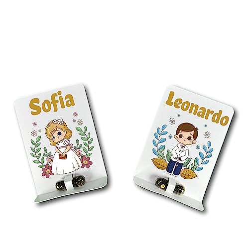 Set 9 Capsule con Semi Personalizzate | Prima Comunione e Cresima Bambino e Bambina | Idea Bomboniera e Segnaposto Ecologica e Originale
