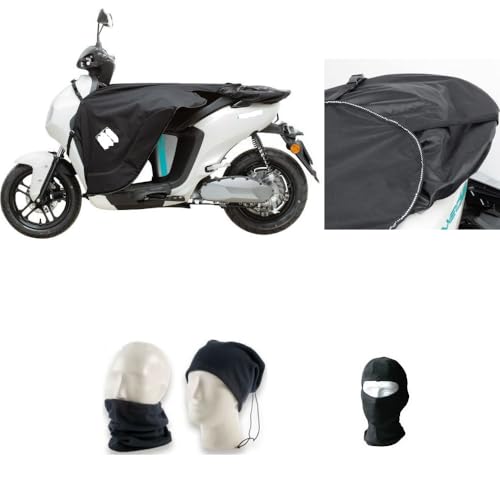 DESCRIZIONE E CARATTERISTICHE: Coprigambe Termoscud E19 Il coprigambe generico per scooter con pedana/poggiapiedi piatta Descrizione tecnica – Il coprigambe generico per scooter con pedana piatta – Coprigambe generico per scooter con pedana piatta – Costruzione a tre strati: – Esterno in tessuto impermeabile – Membrana interna impermeabile – Imbottitura termica in pile sulle gambe – Coprisella inserito nella pettorina – Stampe rifrangenti – Bordo esterno con inserto in poliureta