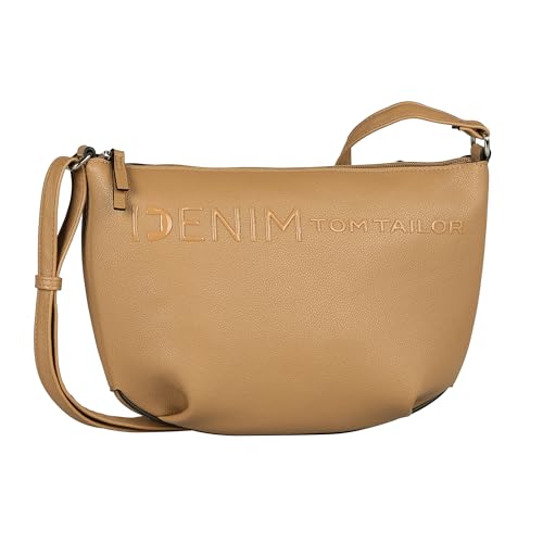 TOM TAILOR Denim Zephyra Damen Umhängetasche Crossbody Bag Mittelgroß Braun
