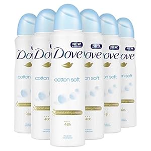 Dove Cotton Soft Anti-transpirant Spray – 6 x 150ml – Voordeelverpakking