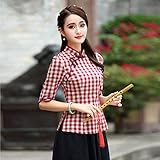 Zoom IMG-1 mooco morning oriental plaid donne