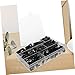 ARTIBETTER 200pcs Clips Nylon Cable Clamps Assortment Kit Easy to Install Wire Holders for Home Office Industrial Use Nylon Material Space-saving Design Storage Box