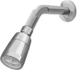 Chuveiro Frio Jato Forte Pequeno Redondo Cromado Ducha Alta Pressão Economia de Água Design Moderno Perfeito para Aquecimento a Gás ou Solar Ambiente Externo Creatore