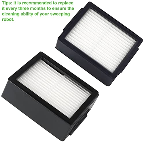 Filters Replacement Fit For Irobot Roomba I And E Series E5 E6 E7 I6 I8 I7 I7+I3 I3+/ Plus (6 Pack Roomba Filter Replacements + 1 Cleaning Brush) #TOP2