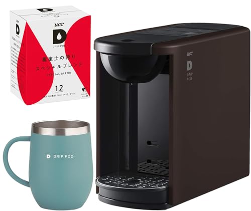 UCC ドリップポッド DP3(T) ブラウン オリジナルマグカップ + お試しセット