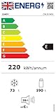 CANDY CBL3518EK Integrated Low Frost Fridge Freezer 264L Total Capacity, 70:30 split, White, E Rated - Image 6