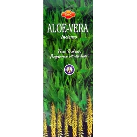 Set de 6 paquetes hexagonales de Incienso SAC Aloe Vera Cover