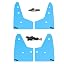 Bright Blue with Black Logo