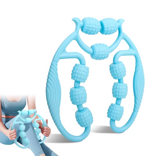 QOUBNIC Rodillo Muscular para Piernas, Foam Roller Rodillo Masajeador Rodillo, Masaje Muscular para Columna Vertebral y Espalda para Terapia y Masaje Muscular