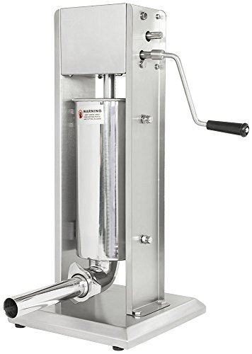 Preisvergleich Produktbild Edelstahl Wurstfüllmaschine Wurstfüller Wurstpresse Edelstahl 5L V2Aox