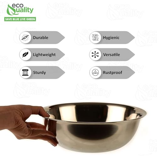 Bol de Mezcla de Acero Inoxidable Grande 13 Quart miniatura 2
