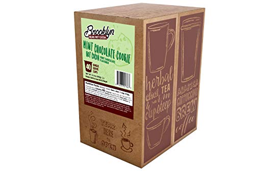 Brooklyn Bean Roastery Mint Chocolate Cookie Single-Cup Hot Cocoa For Keuirg K-Cup Brewers, 40 Count #TOP2