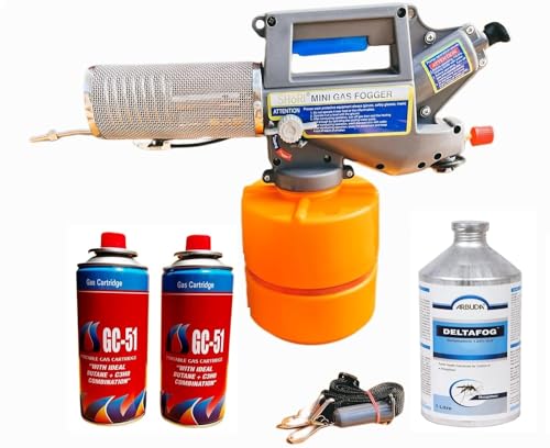 Image of SHoRI Mosquito Killer Fogging Machine Powerful Pest Control (SHoRI FOG-1, GAS CAN -2, 1LTR DELTAFOG)