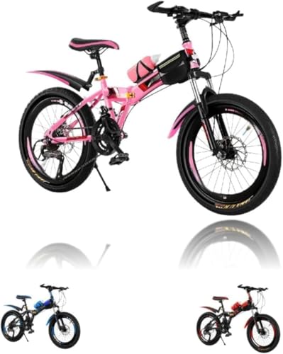 LumingLight18/20/22�C���`�̒j�̎q�Ə��̎q�̎��]�Ԏq���p�܂肽���ݎ��]�Ԋw���p�ϑ��}�E���e���o�C�N�q���ȃu���[�L (�s���N,24�C���`��155-165CM�ɓK���Ă��܂� �Y��) [���s�A���i]