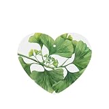 Phayah 4 x Sketch Ginkgo Biloba Muster Lavendelduft Auto-Lufterfrischer Herzform Hängerduft Tabletten Schrank Schuhschrank Duft