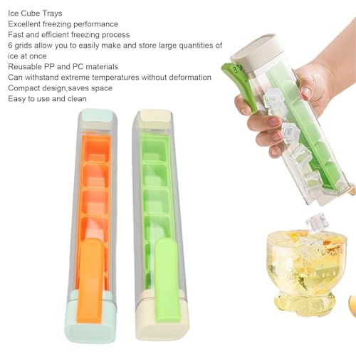 Molde para cubos de hielo con tapadera y contenedor miniatura 2