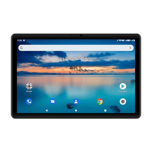 Image of Elite T10 Tablet with Protective Case, 10-Inch HD Display, Octa-Core Processor, Android 11, 64GB Storage, 4GB RAM, 13MP + 8MP Cameras, Full Metal Body, Blue