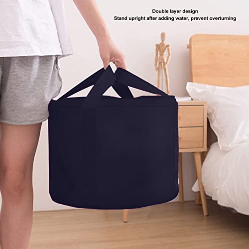 Tina plegable para pies portátil con asa y bolsa miniatura 4