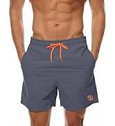 ZOXOZ Mens Swimming Shorts Waterproof Quick Dry Beach Shorts Surfing Shorts with Mesh Lining