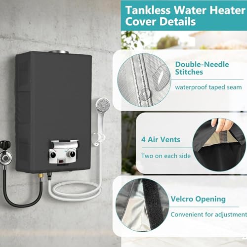 Couverture de pluie imperméable pour chauffe-eau nomade 10 Litres - 6