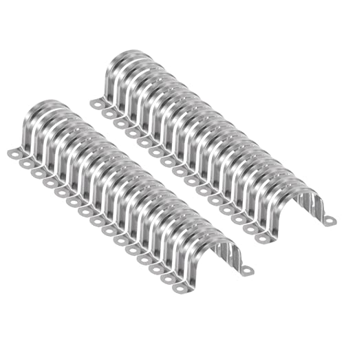 HARFINGTON 1 3/4 Inch 45mm Conduit Clamps U Tube Stainless Steel 30pcs by HARFINGTON - Used condition - US$9.71
