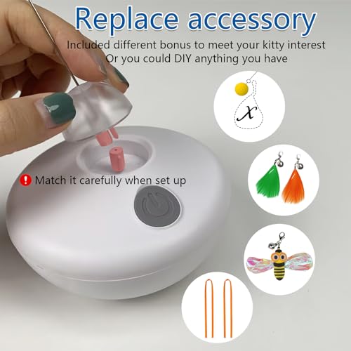 Oxawo P33 Rechargeable Auto-Feather Spinner with Self-Righting Tumbler — view 7