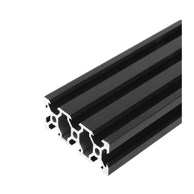 1PCS Schwarz 2060 V-Slot Eloxiertes Aluminium Profil Extrusion 100mm-800mm Länge Linear Schiene for CNC 3D Drucker(400mm)