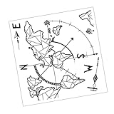Décoration polyvalente : adaptée à divers environnements, notamment les maisons, les bureaux et les salles de classe, cette décoration murale autocollante apporte une touche d’exploration du monde à n’importe quel espace