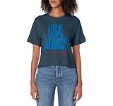 We Are the USA Support Africa Hoodie Women's Crop Top