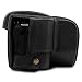 MegaGear MG1678 Ever Ready Leather Camera Case Compatible with Panasonic Lumix DC-FZ1000 II, Leica V-Lux 5 - Black