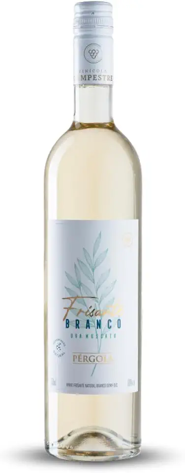 Vinho Pérgola Branco Demi-Sec Frisante 375Ml, Vinho Fino Branco Frisante Demi-Sec, Amarelo, Aromas Florais E Frutados, Leve, Refrescante E Equilibrado, Borbulhas Delicadas E Frescor Persistente, Denom