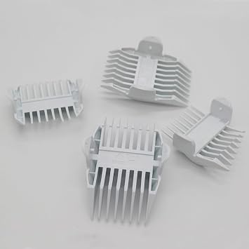 [Shaving Heads] 4Pcs Replacement Hair Clipper Comb Compatible with for Philips HC1055 HC1066 HC1099 HC1088 1mm-1mm9 3mm-6mm 9-12mm 15-18mm Hair Trimmer [Easy to Replace]