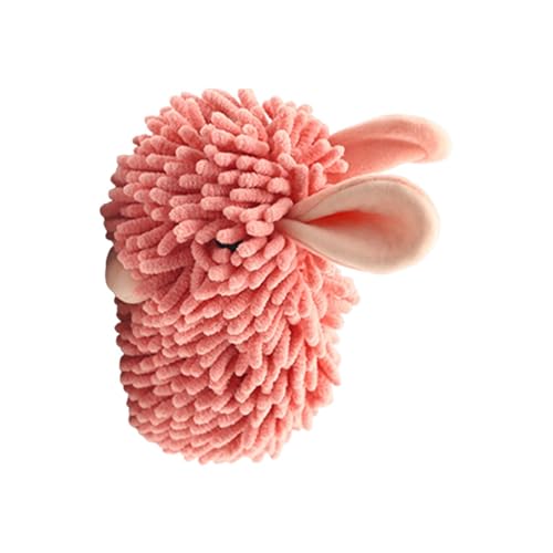 Toalla de felpilla de conejo, complemento divertido y absorbente para dormitorios 2