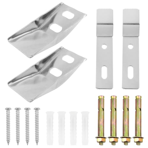 Recopilación de Lavabos de montaje en pared los 10 mejores. 50 FINBe - Juego de 2 soportes de montaje en pared para fregadero (incluyendo tornillos de hardware) para urinarios para tanques empotrados, lavabos suspendidos montados en la pared,...