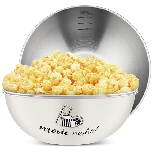 Christmas Movie Night Popcorn Bowl Set (2 Pcs)