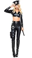Algopix Similar Product 17 - Music Legs Attractive Police Costume As