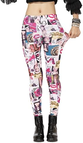 ValentinA Women's Stretchy and Comfortable SEXY Leggings Pants Seamless Elastic Legging - Stretchy Multi Colors