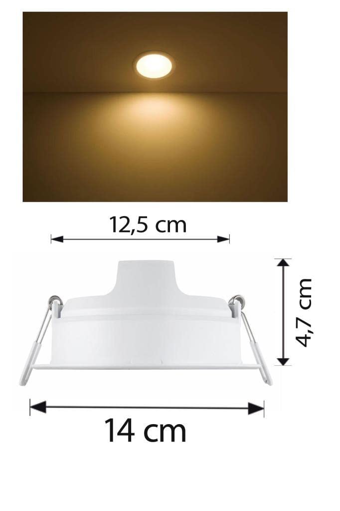 Philips 59464 MESON 125 13W 30K WH recessed LED