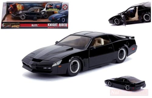 Jada Toys Models Scale Model Compatible with Pontiac Firebird 1982 K.I.T.T, Knight Rider WLights cm 20 1:24 JADA Toys JADA30086