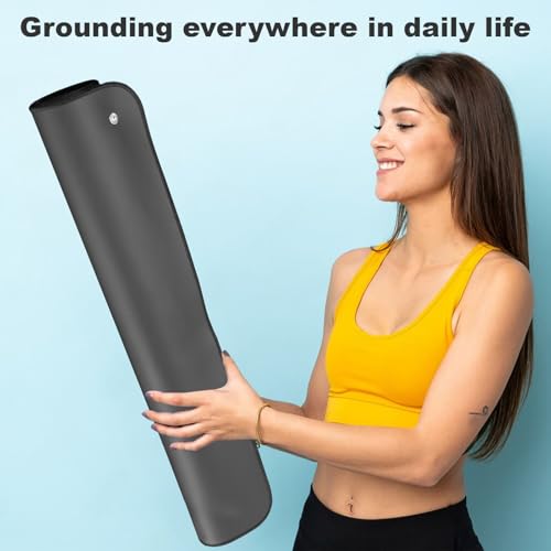 image for EOHELGRO Grounding Mat Kit 35.4 x 23.6 Inches, Grounding Mat for Sleep