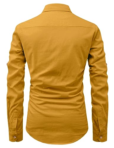 Image of Vida Loca Men Cotton Full Sleeve Casual Spread Collor Slim Fit Short Kurta for Men and Boys (Pack of 2)